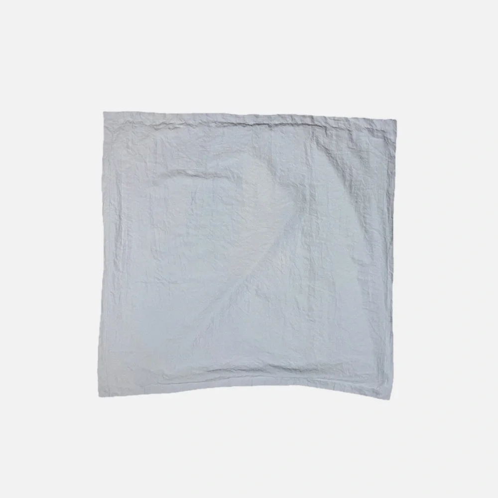 2 Threshold Pillowcases Shams Solid Gray Soft Recycled Polyester Pair Bedding